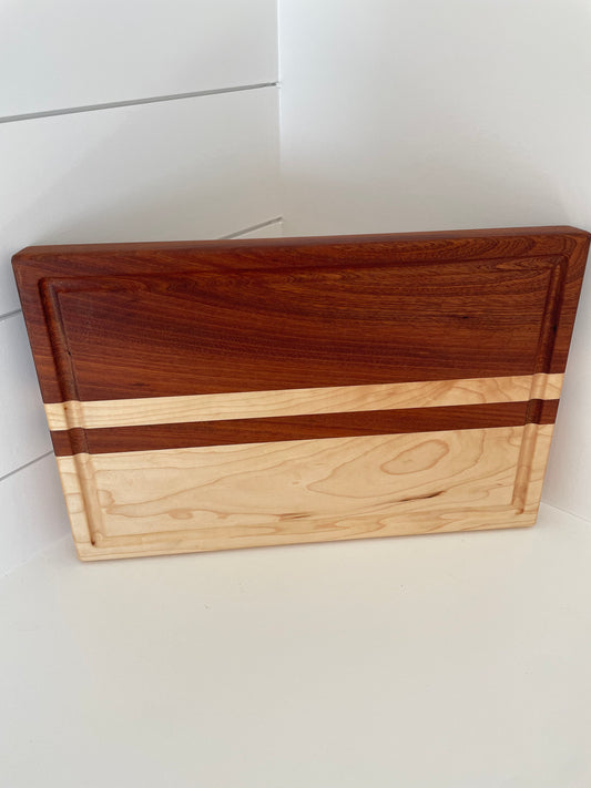 Maple and Sapele Cutting Board